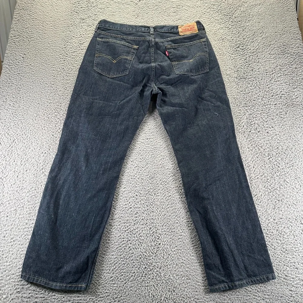 Levi's 514 Jeans‎ Mens 36x30 Blue Cotton Denim Straight Leg Outdoor Workwear